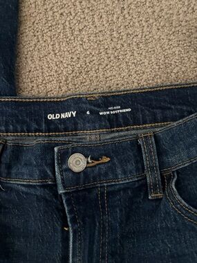 Old Navy midrise wow boyfriend, straight jeans Sz 6 28